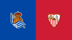 Team Logos of Real Sociedad vs Sevilla