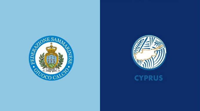 Team Logos of San Marino vs Cyprus