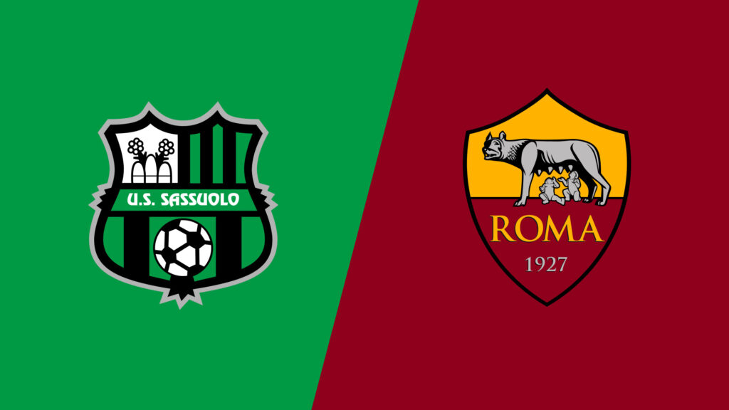 Team Logos of Sassuolo vs AS Roma