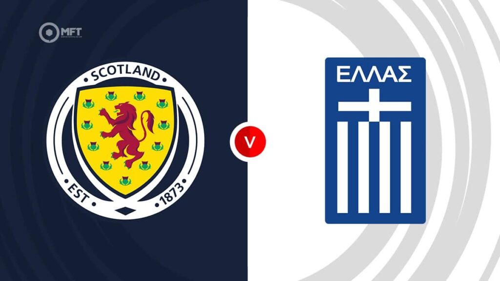 Team Logos of Scotland vs Greece