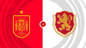 Team Logos of Spain vs Bulgaria