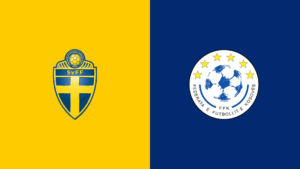 Team Logos of Sweden vs Kosovo