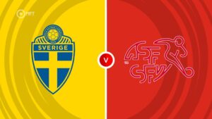 Team Logos of Sweden vs Switzerland
