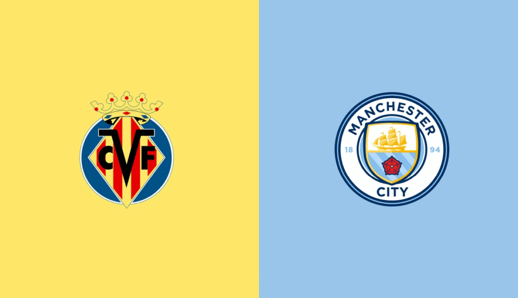 Team Logos of Villarreal vs Manchester City