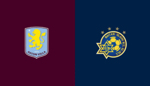 Team Logos of Aston Villa vs Maccabi Tel Aviv