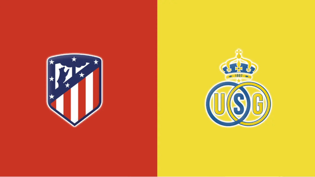 Team Logos of Atletico Madrid vs Royale Union SG