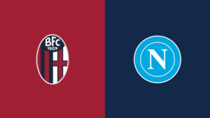 Team Logos of Bologna vs Napoli