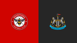 Team Logos of Brentford vs Newcastle United