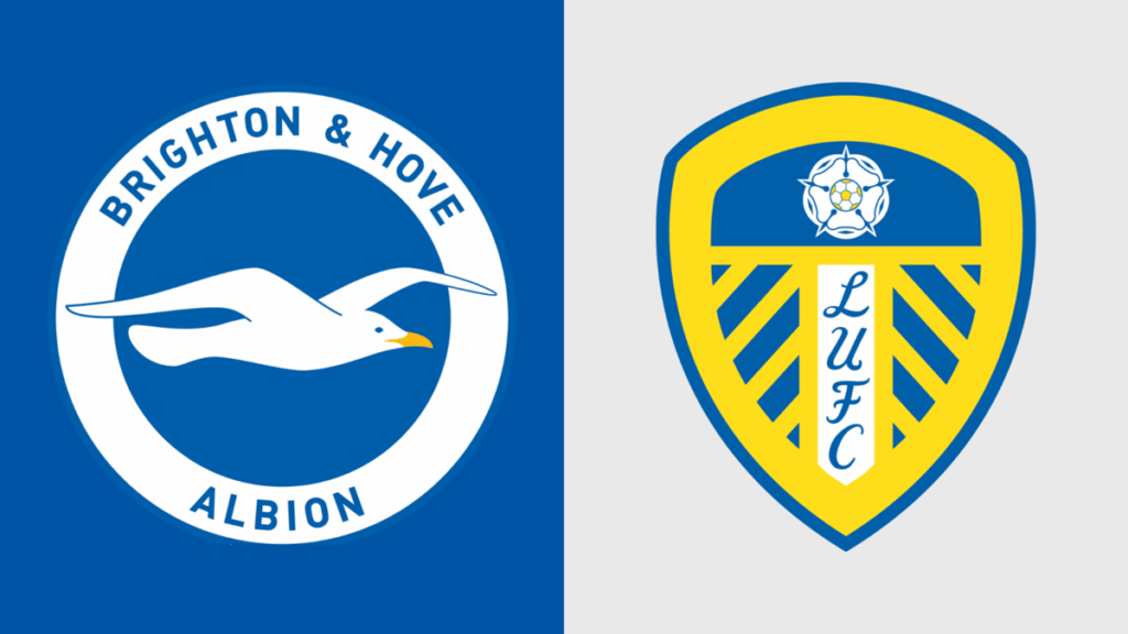 Team Logos of Brighton vs Leeds United 2025