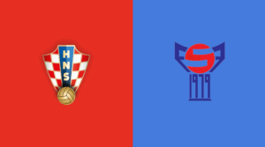 Team Logos of Croatia vs Faroe Islands