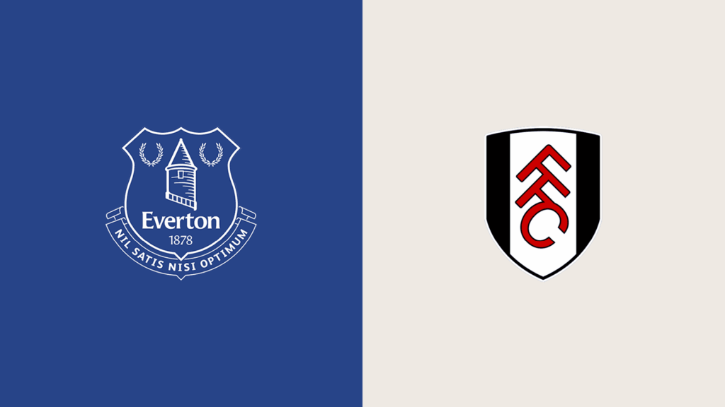 Team Logos of Everton vs Fulham