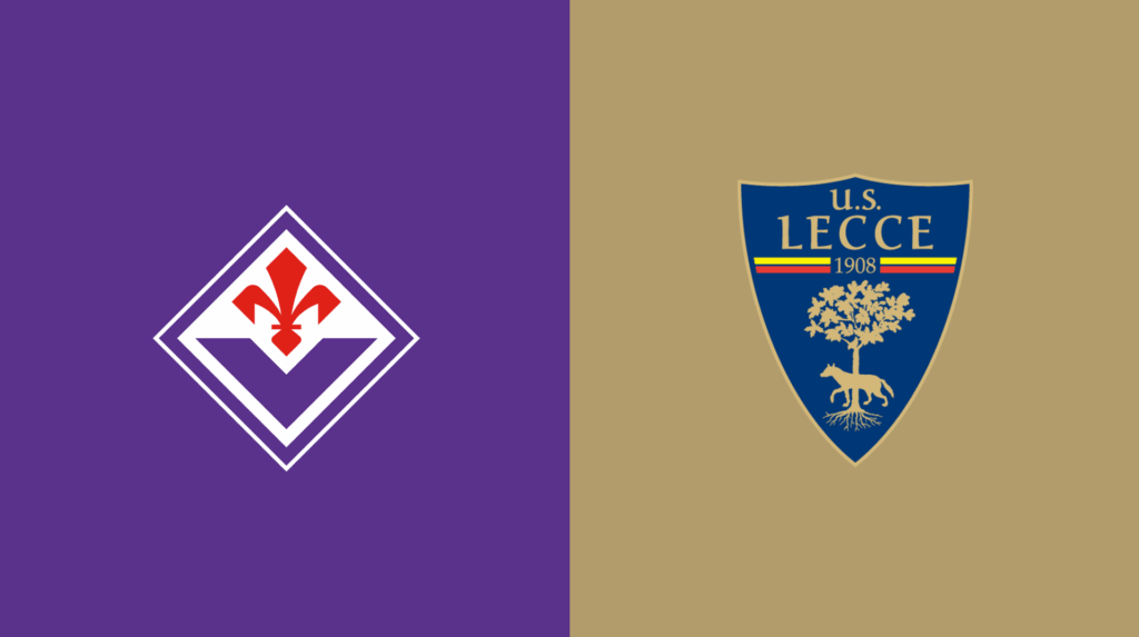 Team Logos of Fiorentina vs Lecce