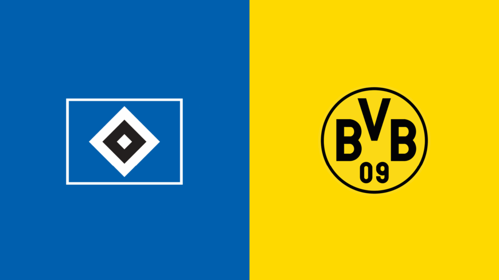 Team Logos of Hamburger SV vs Borussia Dortmund