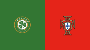 Team Logos of Ireland vs Portugal