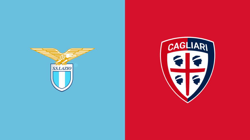 Team Logos of Lazio vs Cagliari