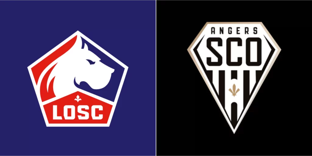 Team Logos of Lille vs Angers SCO