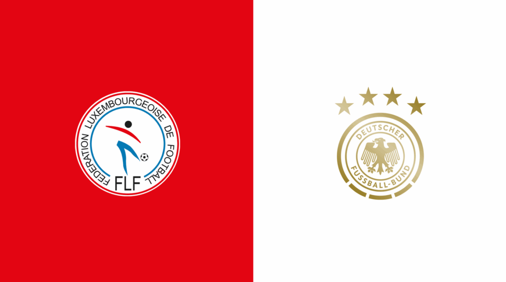 Team Logos of Luxembourg vs Germany