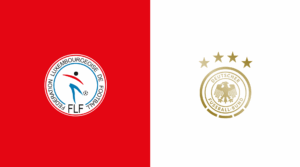 Team Logos of Luxembourg vs Germany