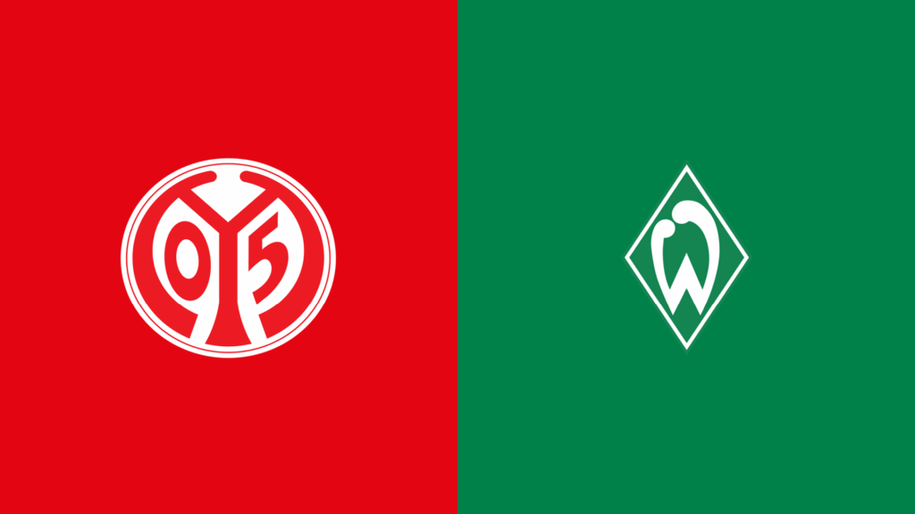 Team Logos of Mainz vs Werder Bremen