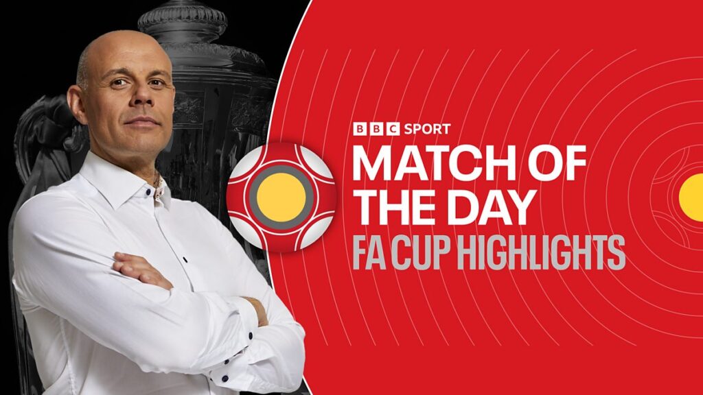 Image of BBC Match of the day FA Cup 02 Nov 2025
