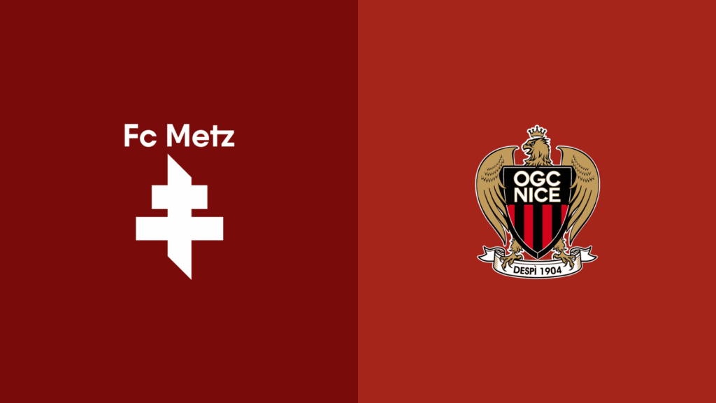 Team Logos of Metz vs Nice