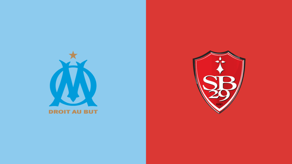 Team Logos of Olympique Marseille vs Brest