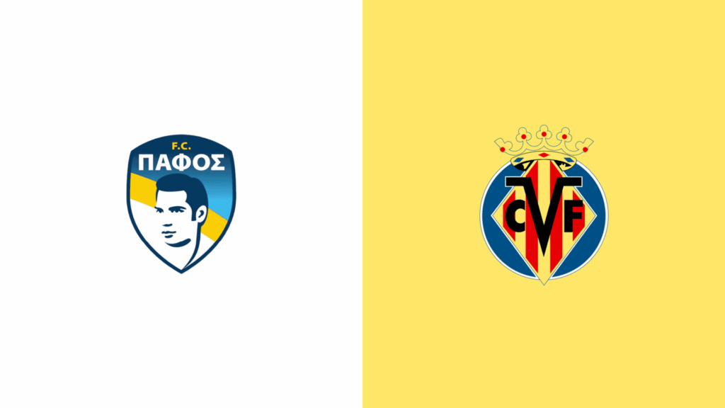 Team Logos of Pafos vs Villarreal
