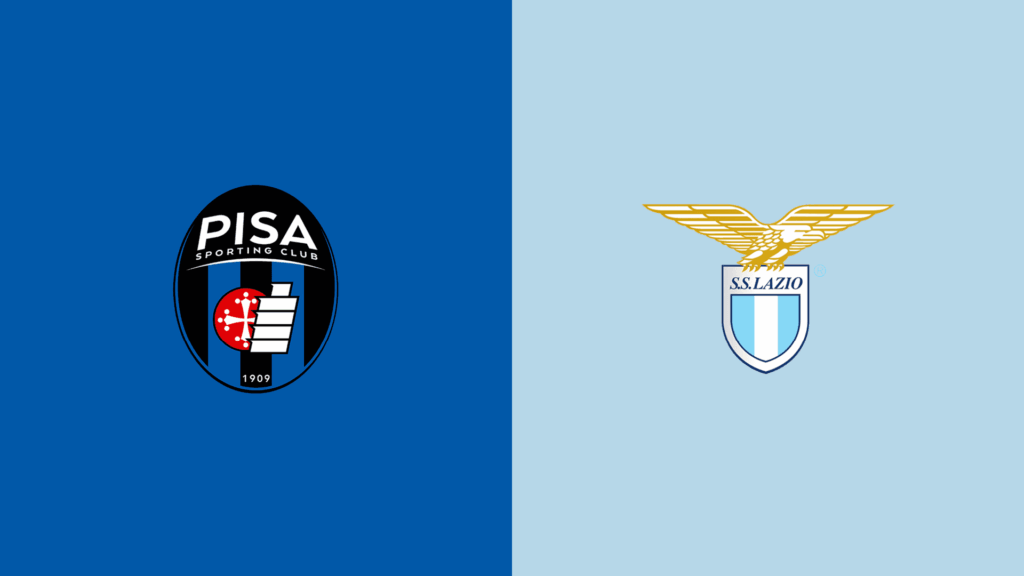 Team Logos of Pisa vs Lazio