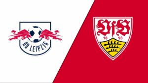 Team Logos of RB Leipzig vs Stuttgart