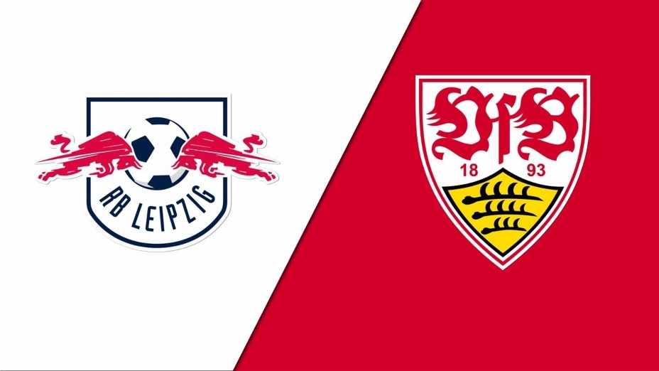 Team Logos of RB Leipzig vs Stuttgart