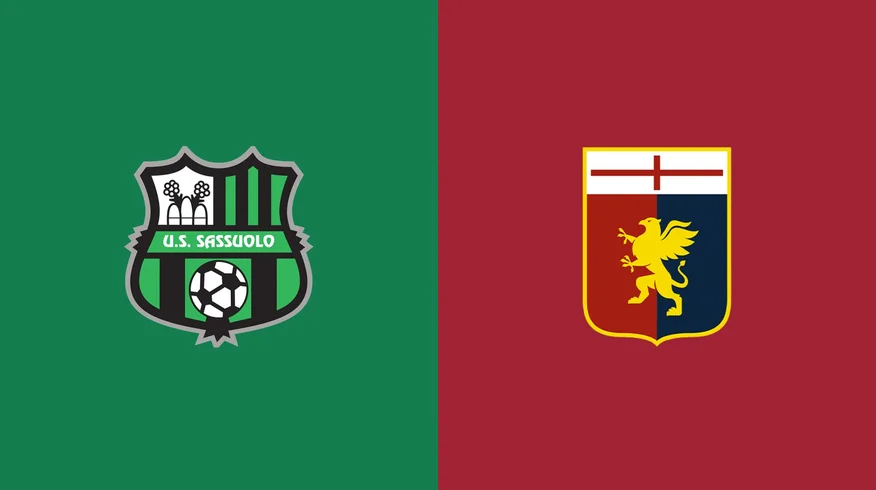 Team Logos of Sassuolo vs Genoa