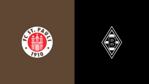 Team Logos of St. Pauli vs Borussia M’gladbach