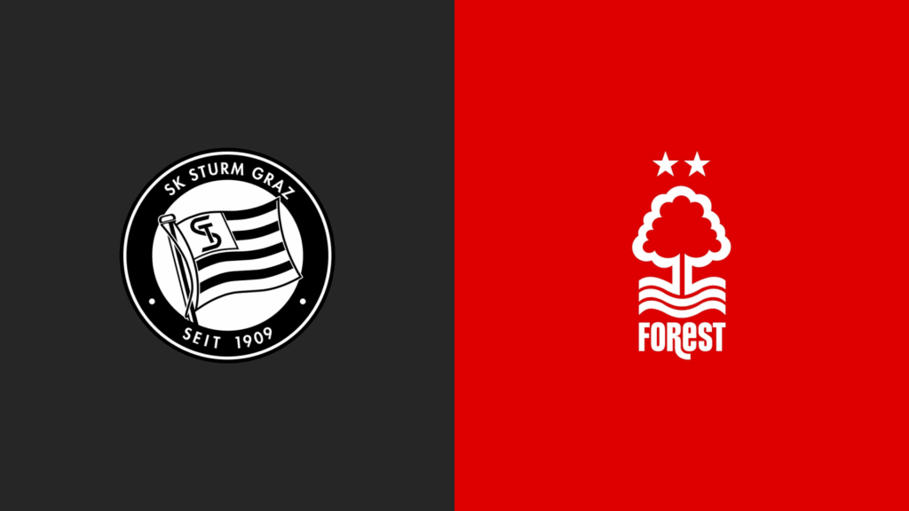 Team Logos of Sturm Graz vs Nottingham Forest