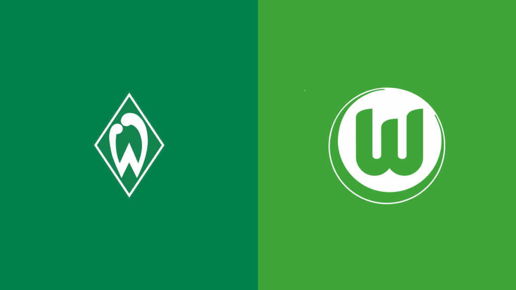 Team Logos of Werder Bremen vs Wolfsburg
