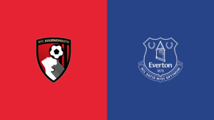 Team Logos of AFC Bournemouth vs Everton