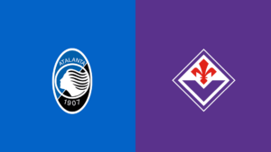 Team Logos of Atalanta vs Fiorentina