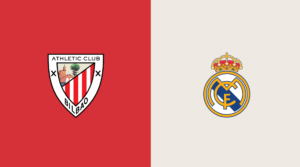 Team Logos of Athletic Bilbao vs Real Madrid
