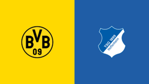 Team Logos of Borussia Dortmund vs Hoffenheim