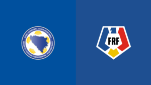 Team Logos of Bosnia & Herzegovina vs Romania