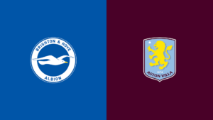Team Logos of Brighton & Hove Albion vs Aston Villa
