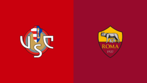Team Logos of Cremonese vs AS Roma