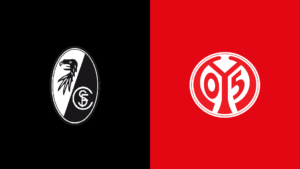 Team Logos of Freiburg vs Mainz