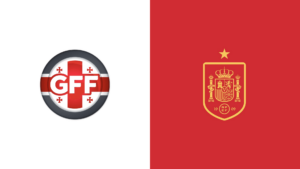 Team Logos of Georgia vs Spain