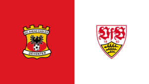 Team Logos of Go Ahead Eagles vs Stuttgart