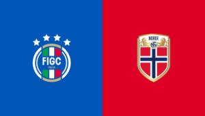 Team Logos of Italy vs Norway