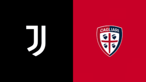 Team Logos of Juventus vs Cagliari