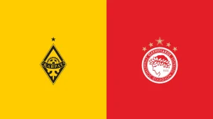 Team Logos of Kairat Almaty vs Olympiacos Piraeus
