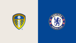 Team Logos of Leeds United vs Chelsea