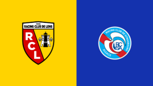 Team Logos of Lens vs Strasbourg