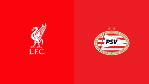 Team Logos of Liverpool vs PSV